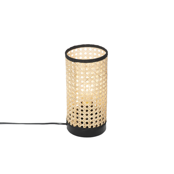 Country table lamp rattan - Kata