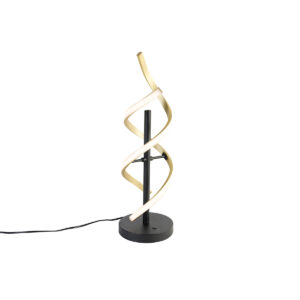 Table lamp gold incl. LED 3-step dimmable in Kelvin – Henk