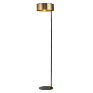 Know Gold Metal Floor Lamp In Black