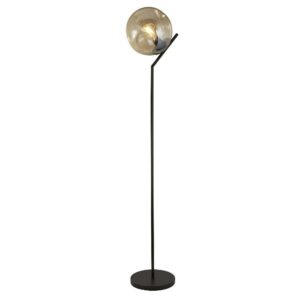 Punch Champagne Glass Floor Lamp In Black