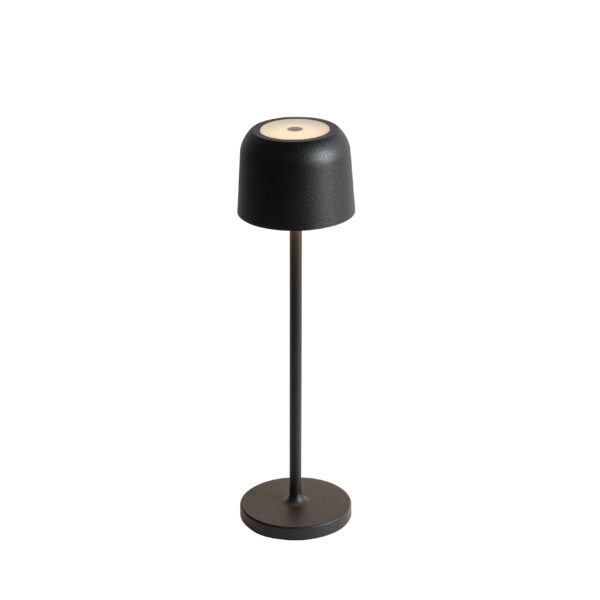 Table Lamp Black Rechargeable Incl. Charging Station - Raika