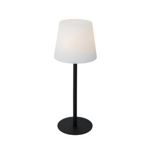 Table Lamp Black Rechargeable Incl. LED and Dimmer IP54 – Jude